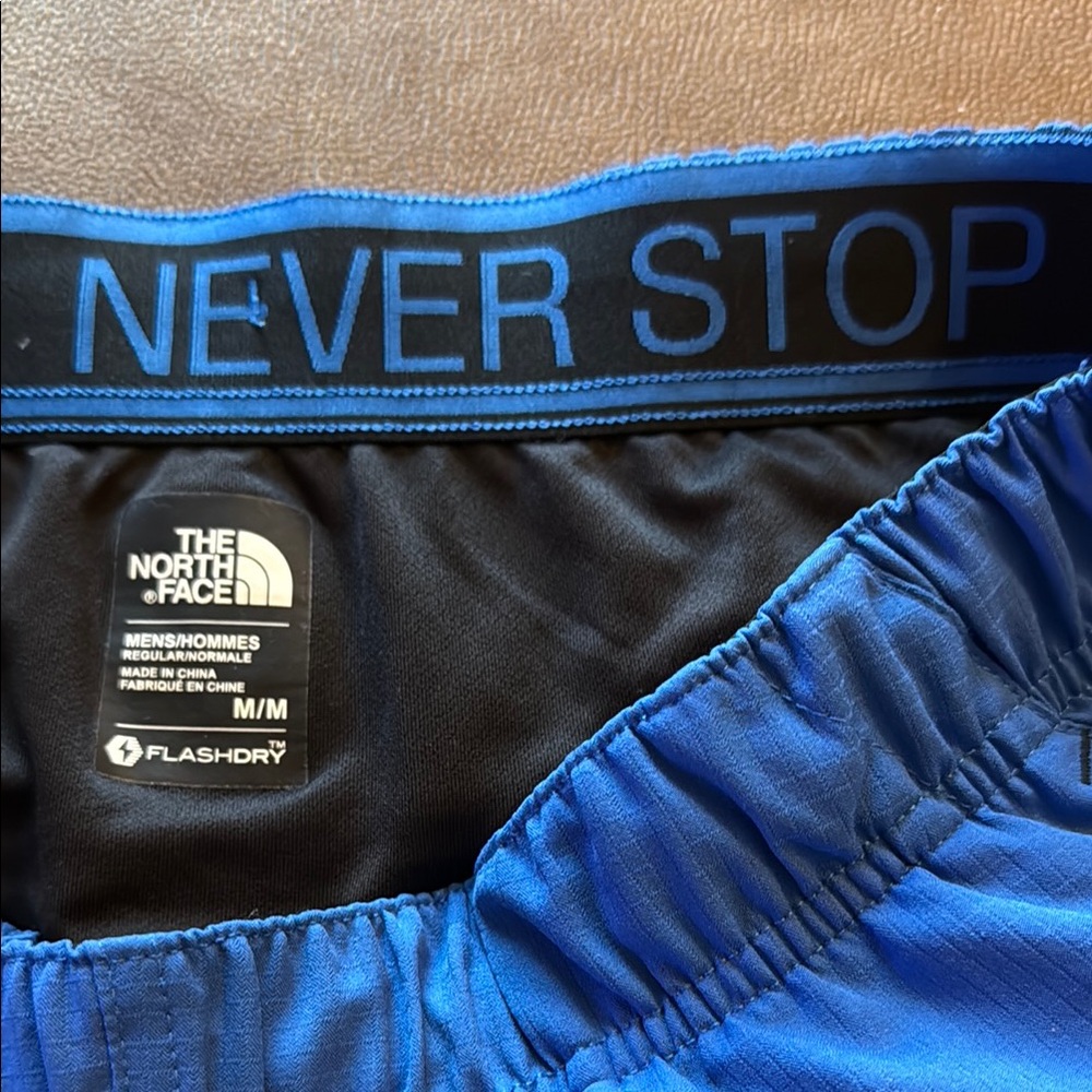 The North Face Blue Athletic Shorts Medium - Picture 2 of 6